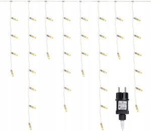 Gro Kurtyna Lampki Oświetlenie 600 LED Dom Ogród