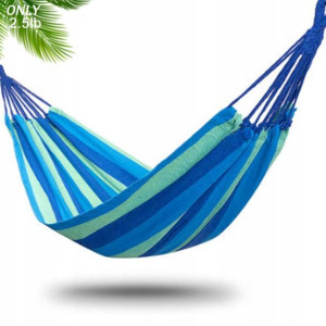 Hamak Ogrodowy Turystyczny RELAX 260x150 CM 200 KG