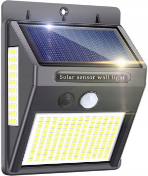 Hohe Lampa Ogrodowa Solarna Czujnik Ruchu LED