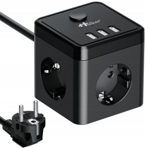 Hulker Gniazdo Zasilające Porty USB Ładowanie 6w1