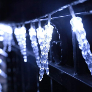 Ice Cone Girlanda Świąteczna Lampki Sople LED 11M