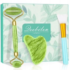 Jade Roller Masażer Do Twarzy Gua Sha Premium