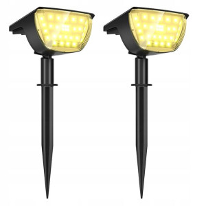Jior Lampa Solarna Reflektor Na Ogród 2 SZTUKI