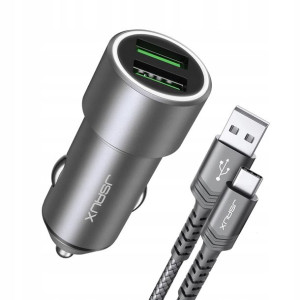 JSAUX Ładowarka Samochodowa Z Kablem USB-C 36W