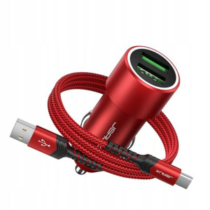 JSaux Ładowarka Samochodowa USB 36W/12V Kabel USBC