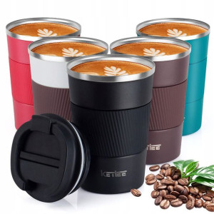 KETIEE Kubek Termiczny Izolacyjny Podróżny 510ml