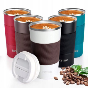 KETIEE Kubek Termiczny Izolacyjny Podróżny 510ml