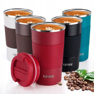 KETIEE Termiczny Kubek Podróżny Termos Stal 510ml