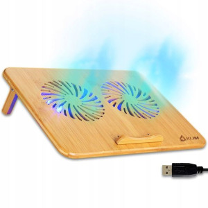 KLIM Podstawka Chłodząca Pod Na Laptopa RGB