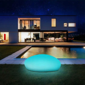 Kolorowa Oprawa Lampa Solarna Ogrodowa LED 40x30