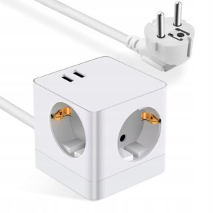 Kostka USB Przedłużacz Rozgałęźnik Biurowy 1,5M