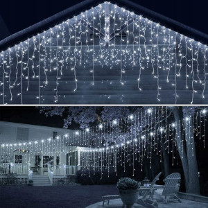 Kurtyna Lampki Świąteczne Na Dom 10M 400 LED
