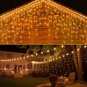 Kurtyna Świetlna Zewnętrzne Oświetlenie 400LED 10M