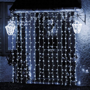 Kurtyna Zasłona LED Świetlna Na Zewnątrz 300 LED