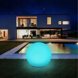 Lampa Solarna Zewnętrzna Kolorowa 9 Trybów IP67