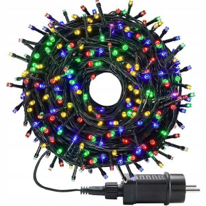 Lampki Choinkowe RGB Zew/Wew Łańcuch 100 LED 10 M