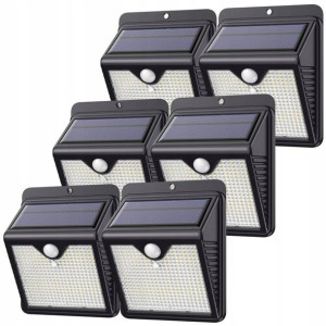 Lampy Solarne Ogrodowe Detektor Ruchu 6 SZTUK LED