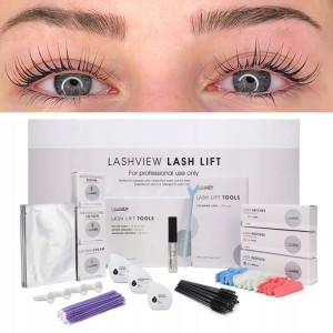 Lashview Podkręcanie Rzęs Laminacja ZESTAW Prezent