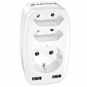 LENCENT Adapter Do Gniazdka Ładowarka USB 5w1