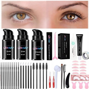 Libeauty Zestaw Do Laminacji Podkręcania Rzęs Brwi