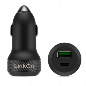 Linkon Ładowarka Samochodowa 45W z 27W USB C