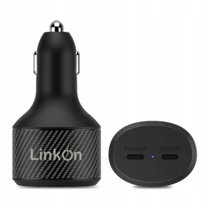 Linkon Ładowarka Samochodowa Adapter 130W USB-C