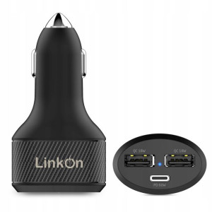 Linkon Ładowarka Samochodowa Adapter 84W USB-C