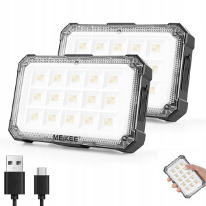 MEIKEE Lampa Bateria Akumulator USB Kempingowy 2PC