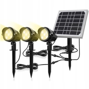 MEIKEE Reflektory Lampy Solarne Ogrodowe Obrotowe