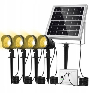 MEIKEE Reflektory Lampy Solarne Ogrodowe Trawnik