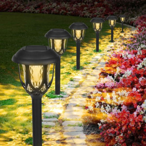 Molbory Lampy Wbijane Solarne Ogrodowe LED 6 SZTUK