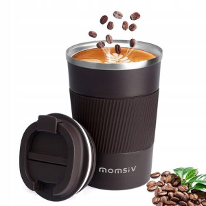 Momsiv Termoizolacyjny Kubek Podróżny Termos 380ml