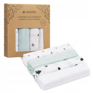 Navaris Pieluszki Dla Dzieci Do Karmienia 4PACK
