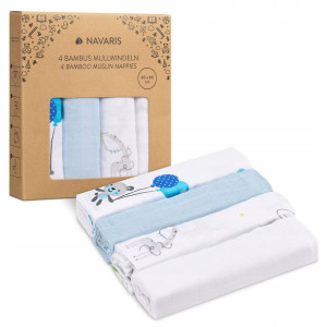 Navaris Pieluszki Dla Dzieci Do Karmienia 4PACK