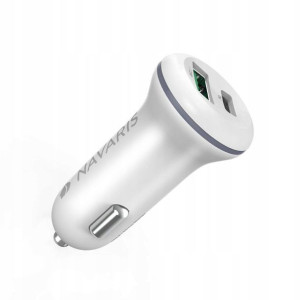 Navaris Ładowarka Samochodowa USB-A USB-C 36W