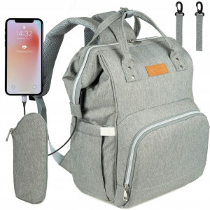 Neveq Wodoodporny Plecak Torba USB Na Pieluchy