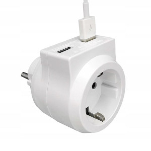 NWR Wielofunkcyjny Adapter Ładowarka USB 3w1