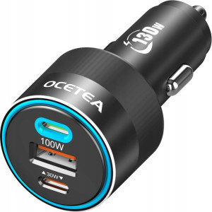Ocetea Zapalniczka Ładowarka Samochodowa USBC 130W