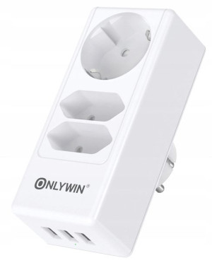 Onlywin Adapter Do Gniazda Ładowarka USB 6w1