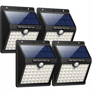 Oprawa Lampy Ogrodowe Solarne Oświetlenie 4-PACK