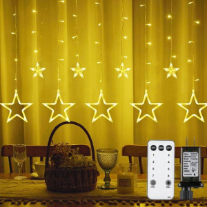 Oslenle Kurtyna Świetlna Świąteczna Lampki 150 LED