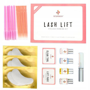P-Beauty Zestaw Do Podkręcania Rzęs Laminacji Brwi