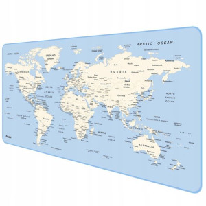Porto Mapa Świata Podkładka Pod Klawiaturę Mysz XL