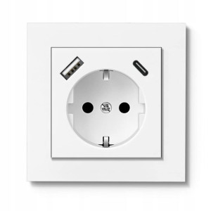 Ravfics Gniazdo Do Montazu Ładowarka USB 3w1