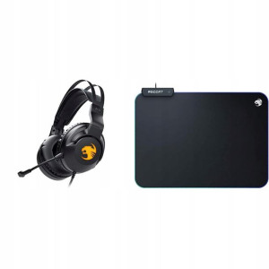 ROCCAT Podkładka Pod Mysz RGB Słuchawki ZESTAW