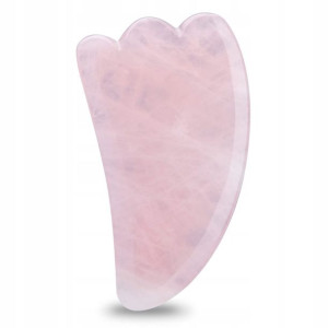 Rose Quartz Gua Sha Kamień Do Masażu Masażer