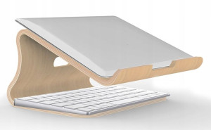 Samdi Drewniana Podstawka Stojak Na Laptopa Tablet
