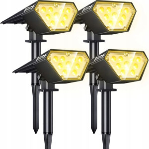 Solarne Lampy Ogrodowe Na Zewnątrz Wodoodporne LED