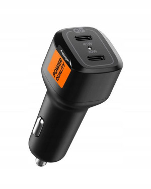 Spigs Adapter Ładowarka Samochodowa USB-C 75W 2w1
