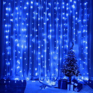 Sunnest Kurtyna Świetlna Świąteczna Lampki 300 LED